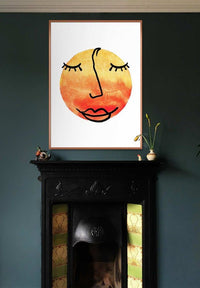 Sunny Face Sunset Print