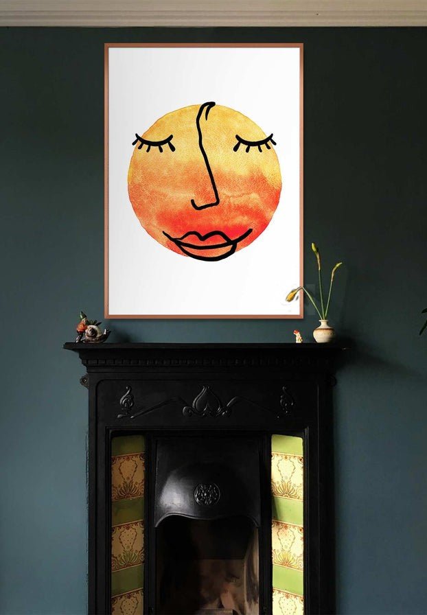 Sunny Face Sunset Print