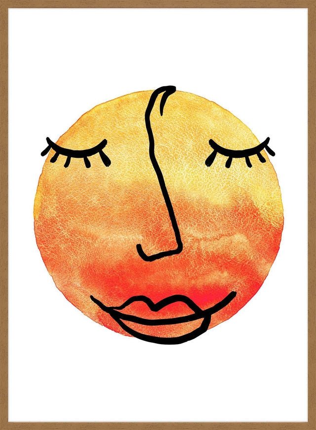 Sunny Face Sunset Print
