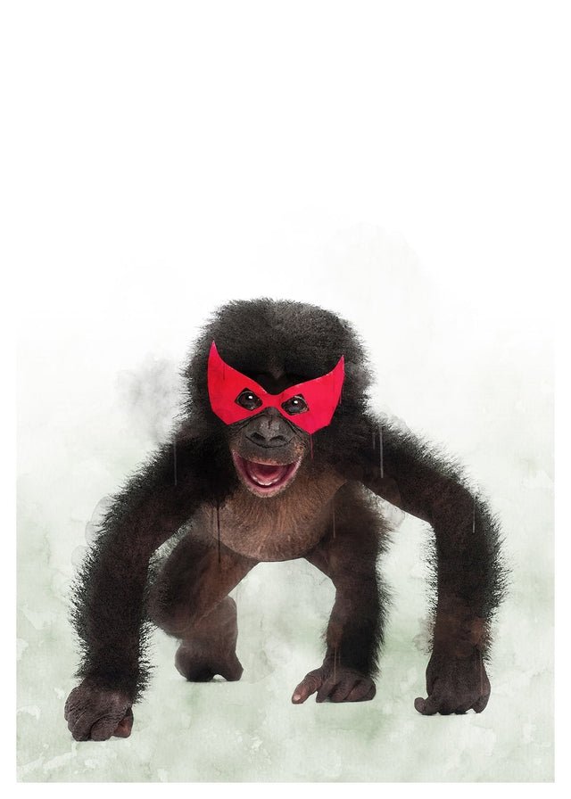Super Chimp! Little Heroes Animal Print