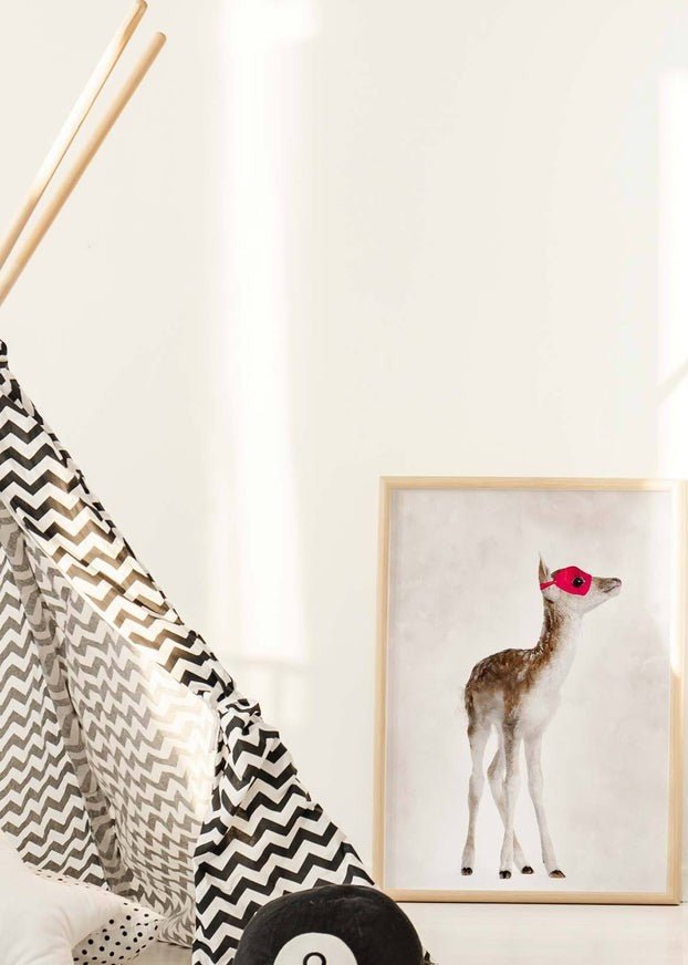 Super Deer! Little Heroes Animal Print