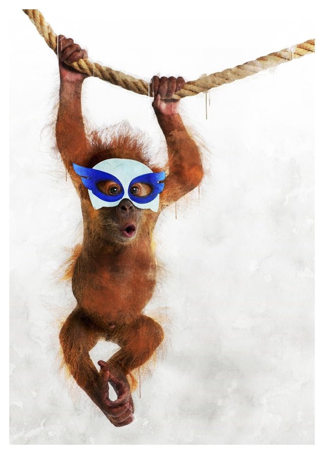 Super Orangutan! Little Heroes Animal Print