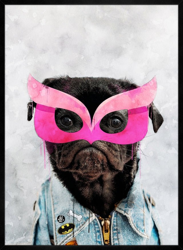 Super Pug Puppy! Little Heroes Animal Print
