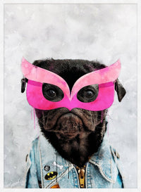 Super Pug Puppy! Little Heroes Animal Print