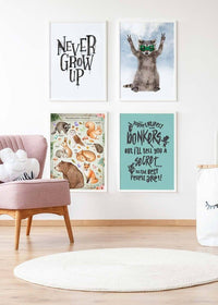 Super Raccoon! Little Heroes Animal Print
