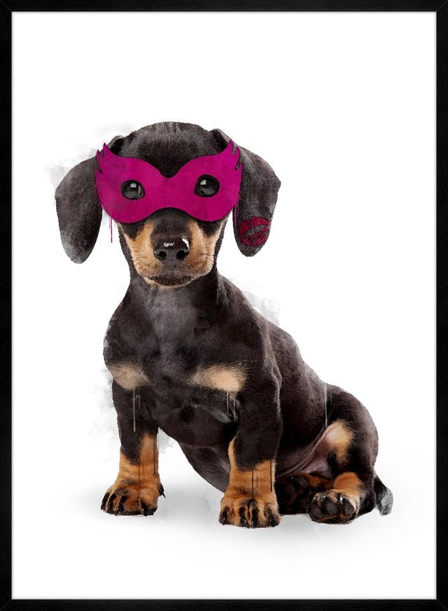 Super Sausage! Little Heroes Dachshund Animal Print