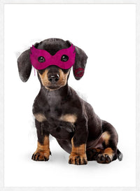 Super Sausage! Little Heroes Dachshund Animal Print