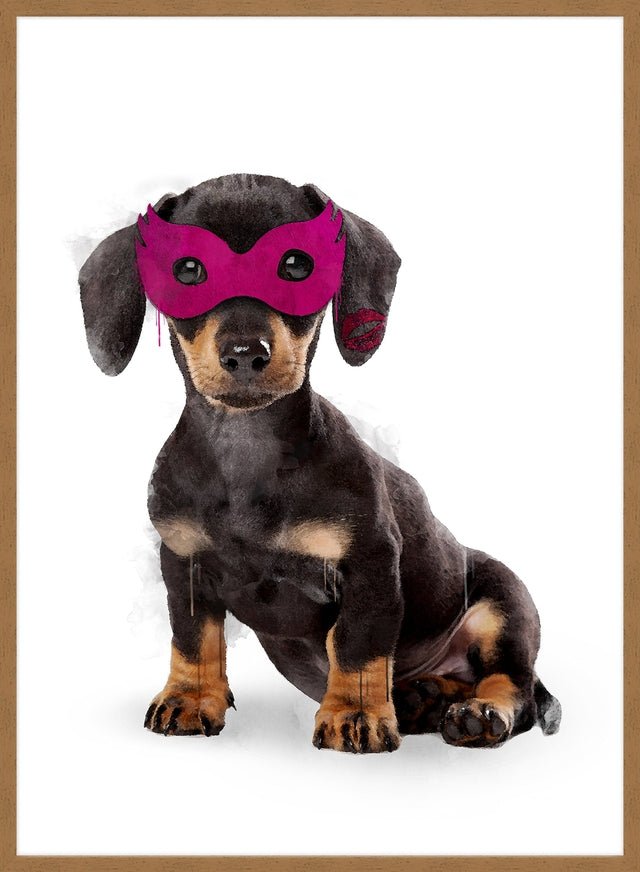 Super Sausage! Little Heroes Dachshund Animal Print