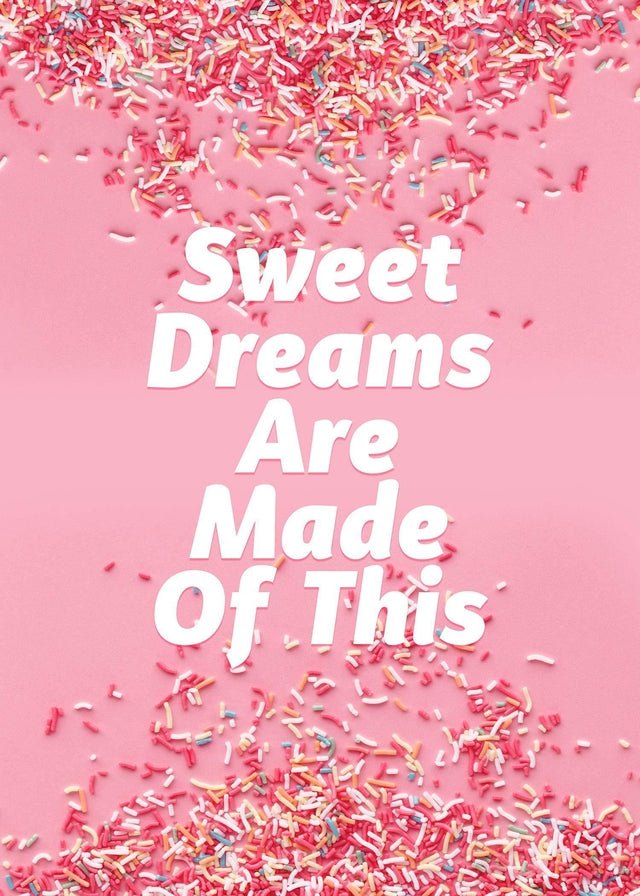 Sweet Dreams Sprinkles Print