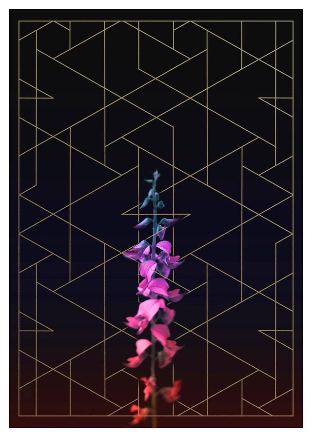 Tall Flower Print
