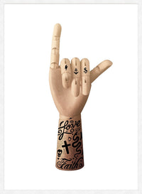 Tattoo Art Hand Print