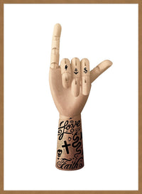 Tattoo Art Hand Print