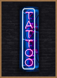 Tattoo Neon Sign Photography Print