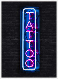 Tattoo Neon Sign Photography Print
