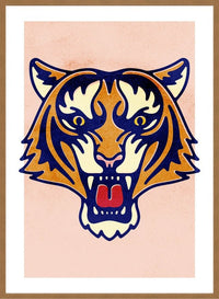 Tiger Animal Portrait Print