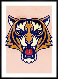 Tiger Animal Portrait Print