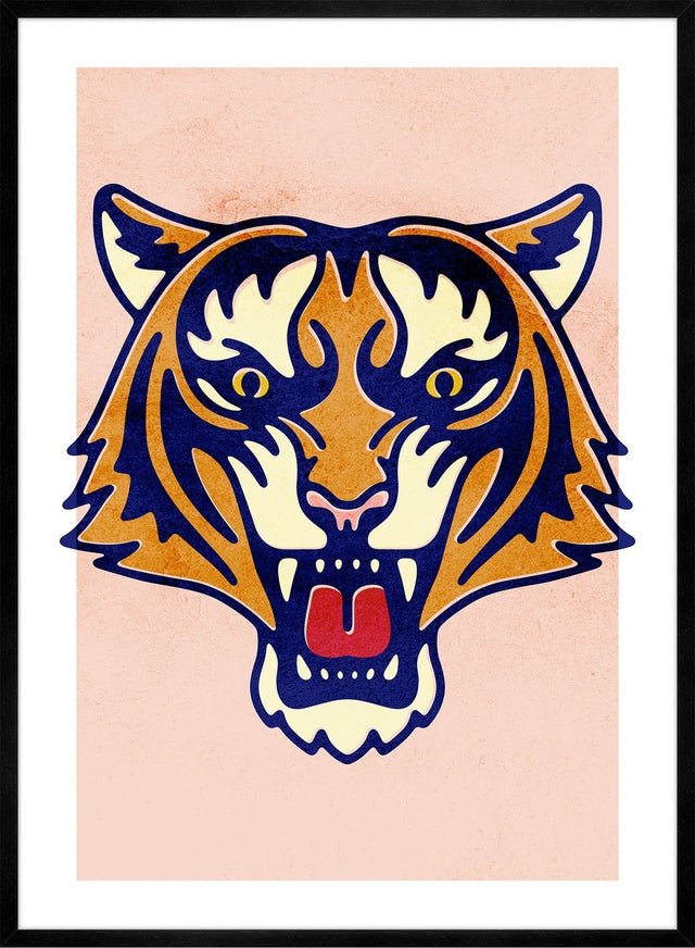 Tiger Animal Portrait Print