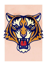 Tiger Animal Portrait Print