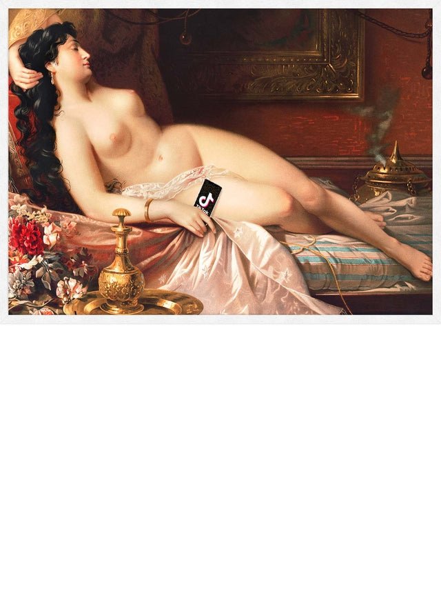 Tik Tok Oil Nude Life Painting Print