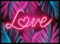 Tropical Love Neon Print