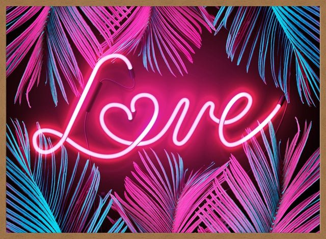 Tropical Love Neon Print
