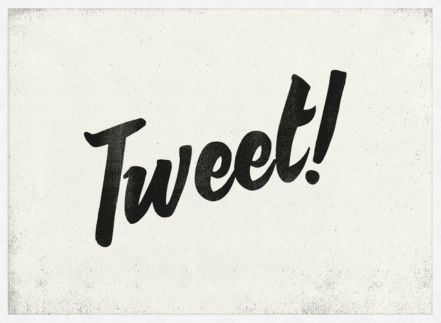 Tweet Animal Noises Print