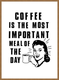 Vintage Coffee Poster Print