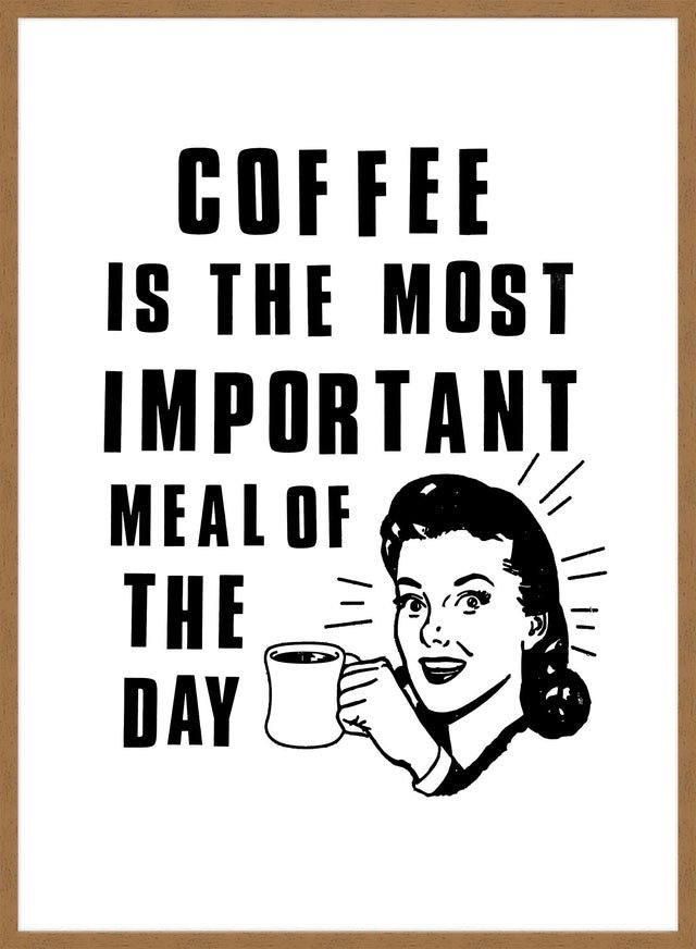 Vintage Coffee Poster Print