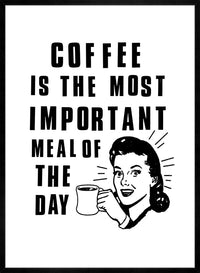Vintage Coffee Poster Print
