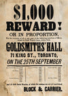 Vintage Reward Typography Poster