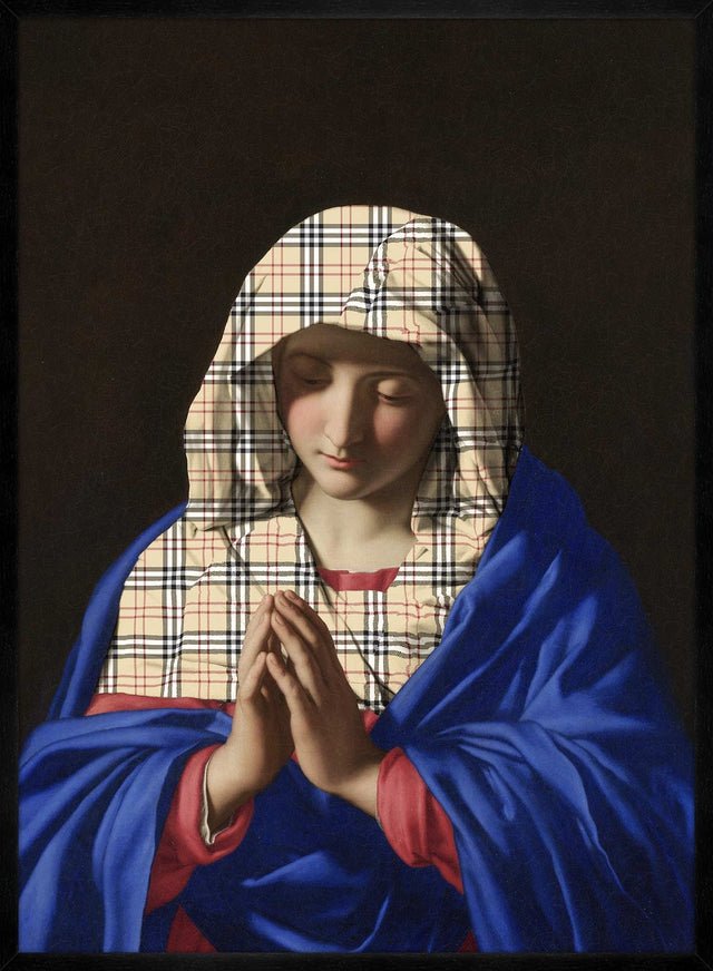 Virgin Mary Fashion Hood Print