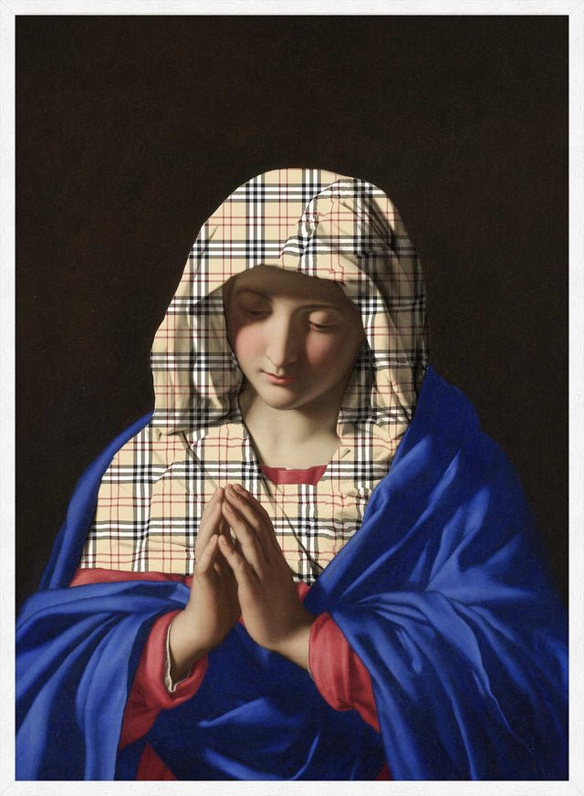 Virgin Mary Fashion Hood Print