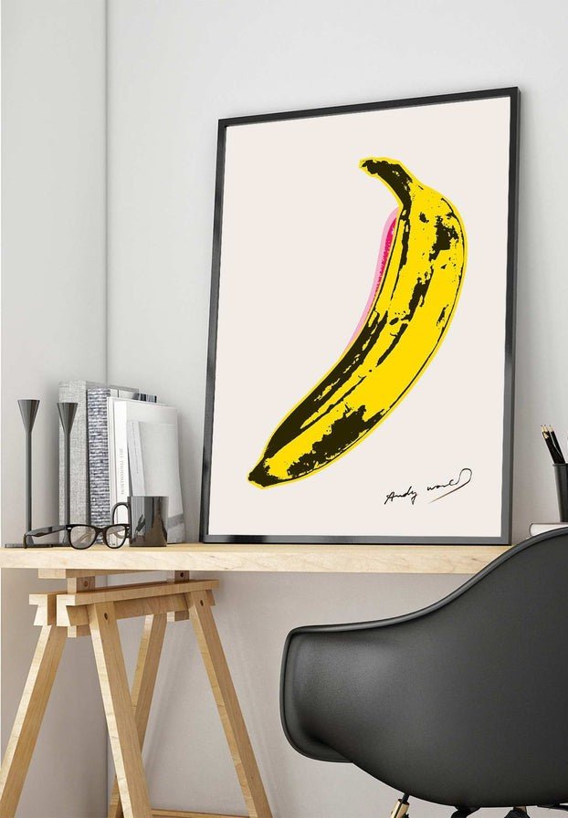 Warhol Banana Popart Print