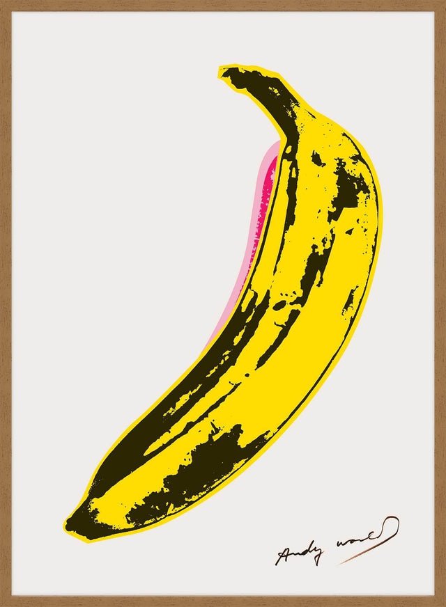 Warhol Banana Popart Print