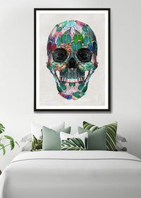 White Wings Skull Print