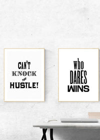 Who Dares Wins Quote Print