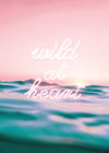 Wild At Heart Neon Print