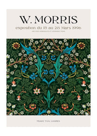 William Morris Exhibition Museum Poster