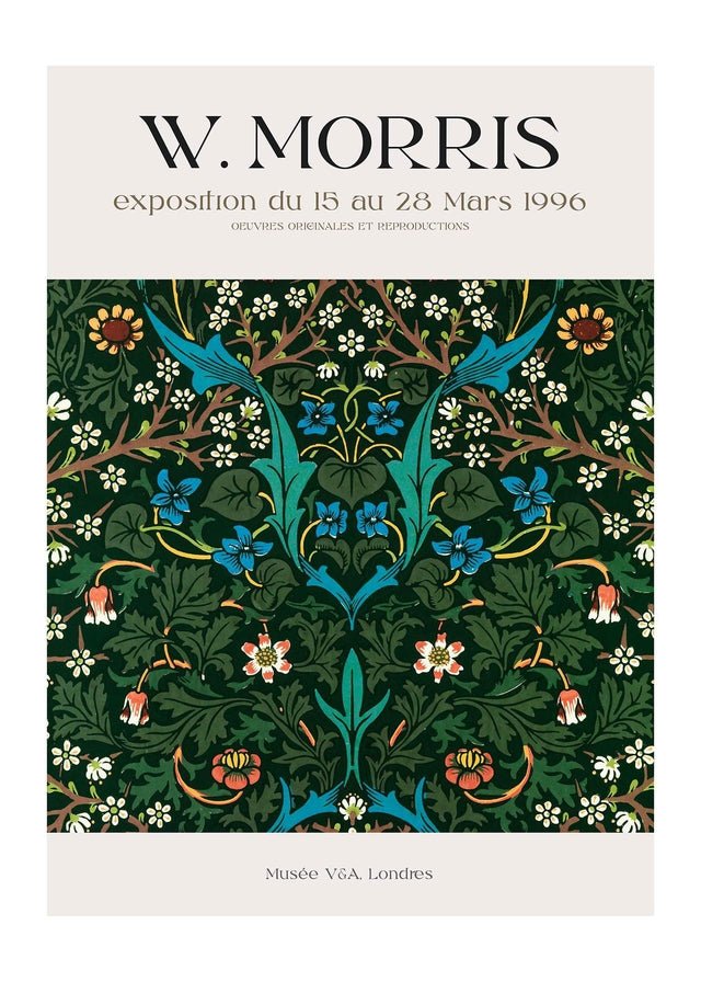 William Morris Exhibition Museum Poster