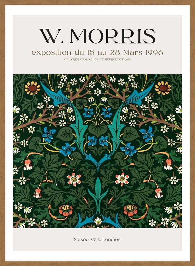 William Morris Exhibition Museum Poster