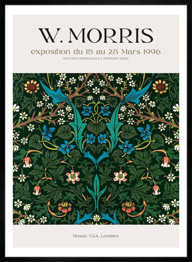 William Morris Exhibition Museum Poster