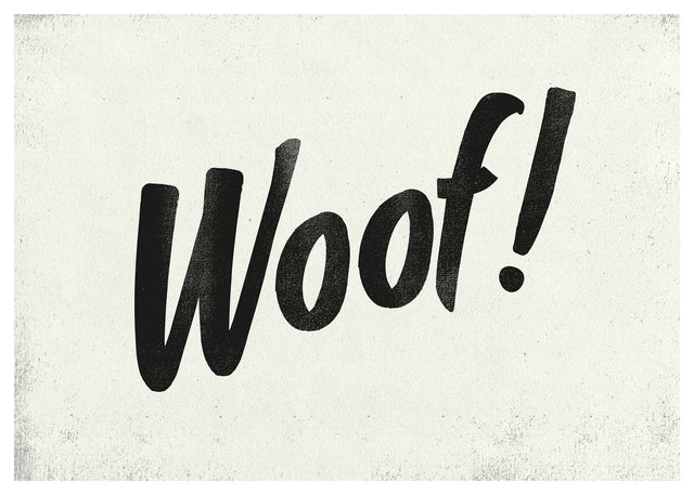 Woof Animal Noises Print