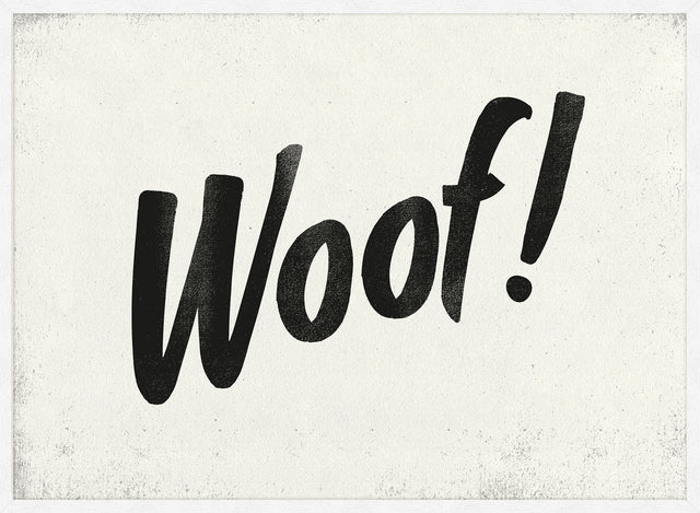 Woof Animal Noises Print