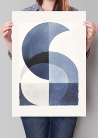 Boho Abstract Blue 1