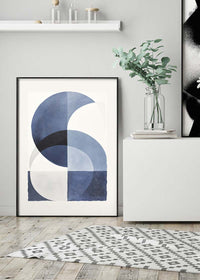 Boho Abstract Blue 1