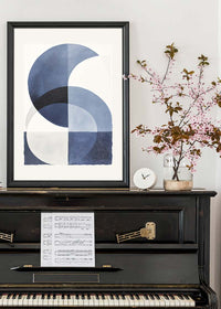 Boho Abstract Blue 1