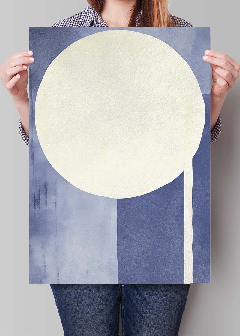 Boho Abstract Blue 2