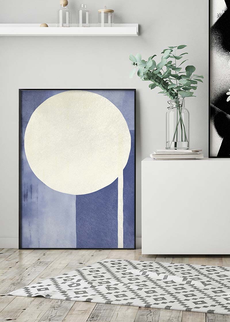 Boho Abstract Blue 2