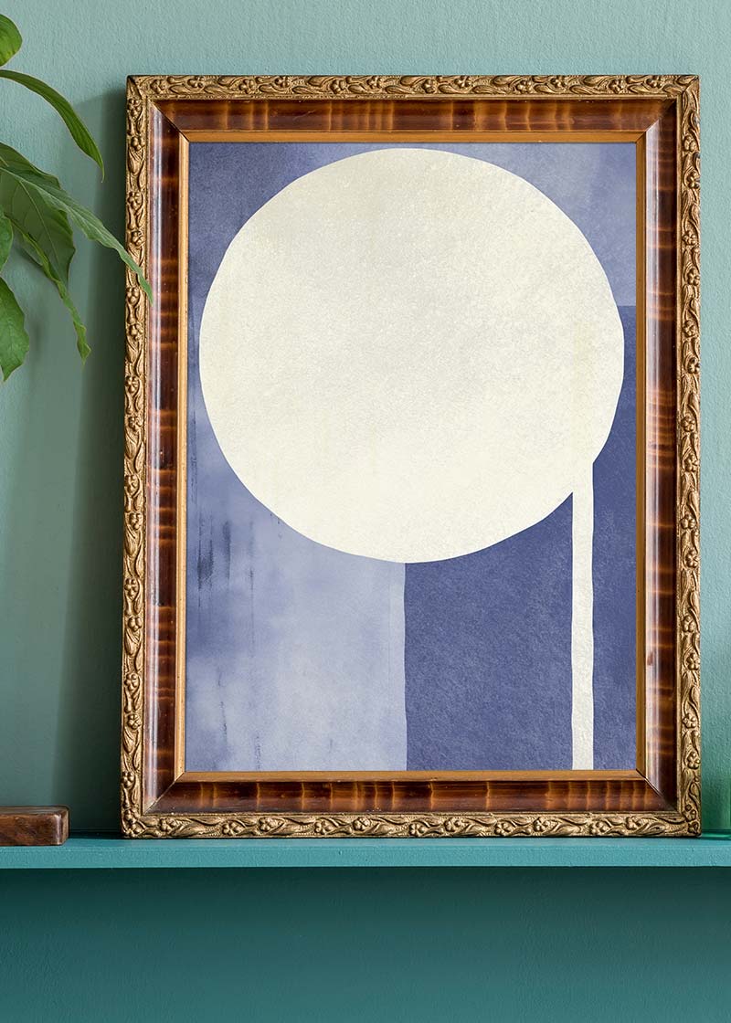 Boho Abstract Blue 2