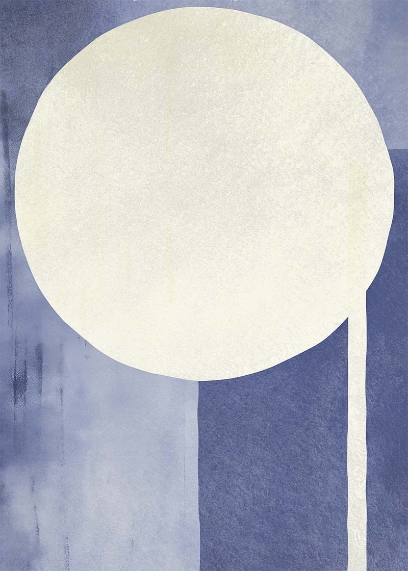 Boho Abstract Blue 2